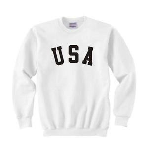 USA Patriotic Flag Graphic Retro Style American Pride Unisex Cozy Sweatshirt